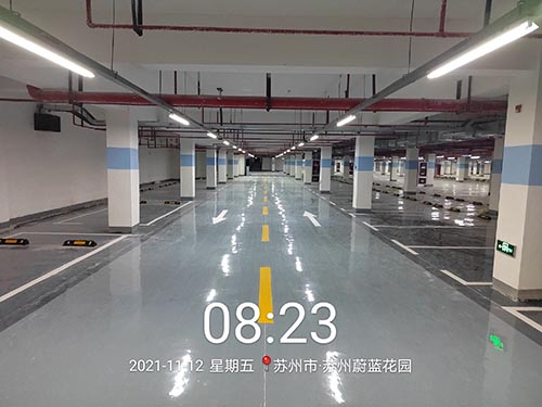 蘇州小區車位劃線如何新加車位,該如何對進行二次劃線? 道路劃線,車位劃線,停車位劃線